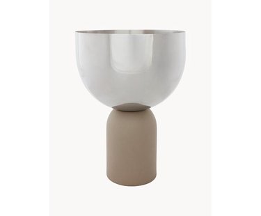 Plantenpot Torus van metaal, H 31 cm
