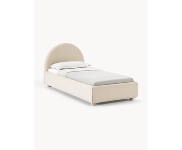 Boucl&eacute; eenpersoonsbed Ebba