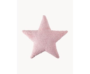 Handgemaakt katoenen knuffelkussen Star
