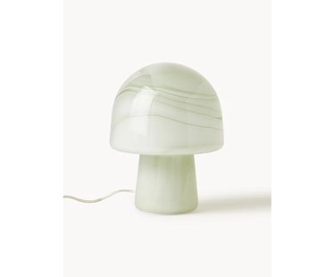 Kleine tafellamp Talia in marmerlook