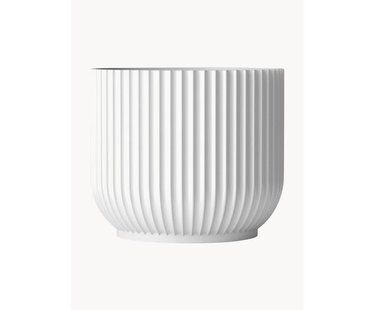 Porseleinen plantenpot Lyngby, H 16 cm