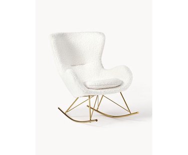 Teddy schommelstoel Wing met metalen poten