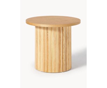 Ronde houten bijzettafel Nele