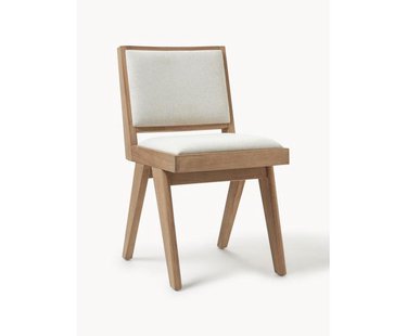 Houten stoel Sissi met vulling