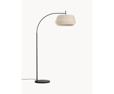 Grote booglamp Dicte van geplooide stof