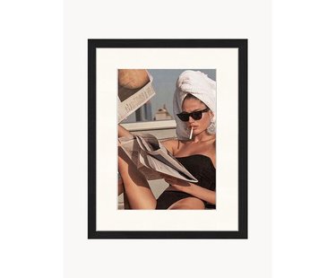 Ingelijste foto My Morning Paper