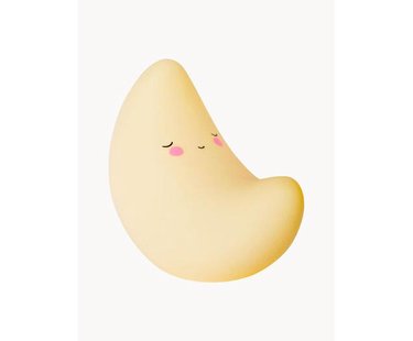 Kleine LED lichtobject Moon met tijdschakelaar