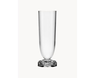 Champagneglazen Jellies met structuurpatroon, 4 stuks