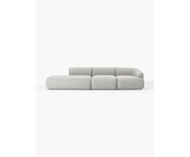 Modulaire XL chaise longue Sofia van boucl&eacute; stof