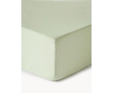 Hoeslaken Airy, gewassen linnen