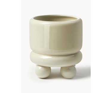 Kleine plantenpot Bryn, H 18 cm