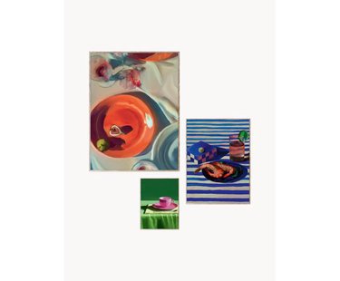 Poster Artwall no. 04 met lijst, set van 3