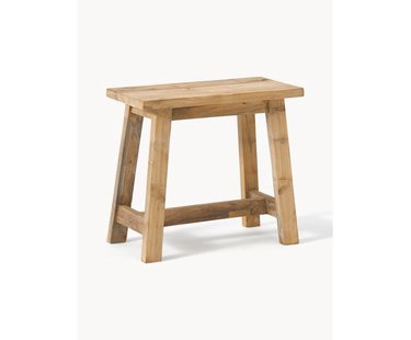 Teakhouten kruk Lawas