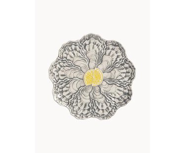 Ontbijtbord Oyster van dolomiet