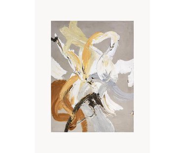 Handbeschilderd canvasdoek Go Ahead