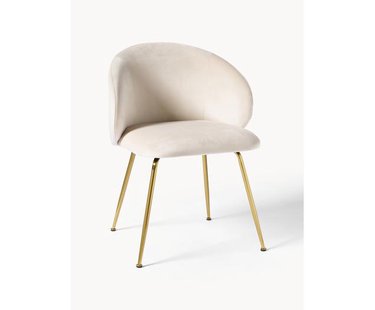 Fluwelen stoelen Luisa, 2 stuks