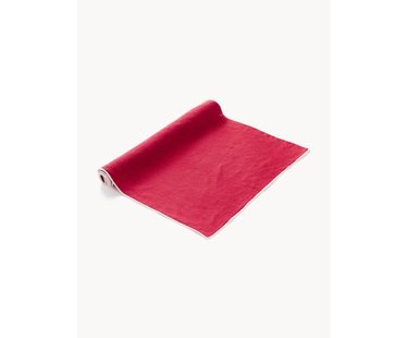 Linnen tafelloper Kennedy met bies