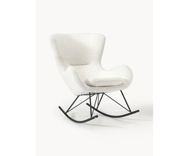 Teddy schommelstoel Wing met metalen poten