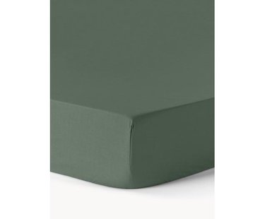 Topper hoeslaken Elsie, katoen perkal