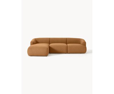 Modulaire boucl&eacute; hoekbank Sofia (3-zits)