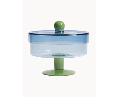 Opbergpot Duo van glas