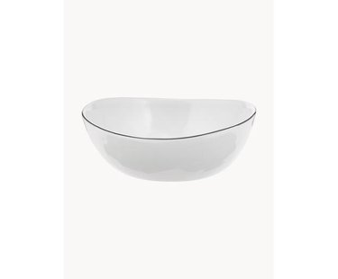 Handgemaakte porseleinen schalen Salt, &Oslash; 17 cm, 4 stuks