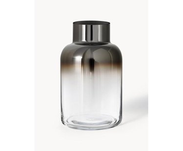 Mondgeblazen glazen vaas Uma, H 27 cm