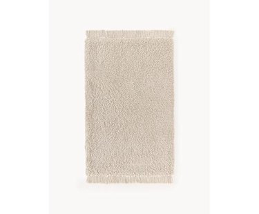 Pluizig hoogpolig vloerkleed Dreamy met franjes