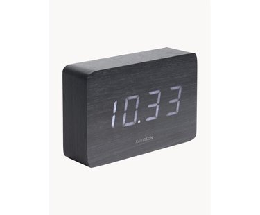 LED wekker Square met USB-aansluiting