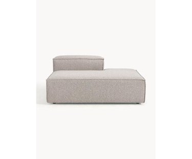 Chaise longue module Lennon van boucl&eacute;