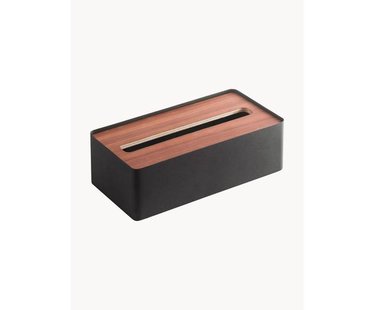 Tissuedoos Rin met houten deksel