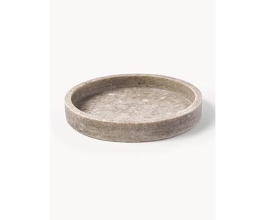 Rond decoratief dienblad Venice van marmer