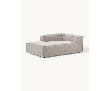 Chaise longue hoekmodule Lennon van boucl&eacute;