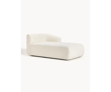 Chaise longue hoekmodule Sofia uit teddy