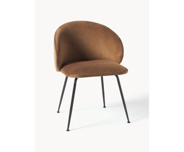Fluwelen stoelen Luisa, 2 stuks