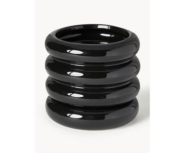 Kleine plantenpot Rudi van keramiek, H 16 cm