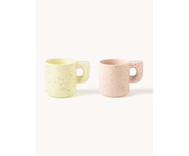 Handgemaakte porseleinen mokken Aiko, 2 stuks
