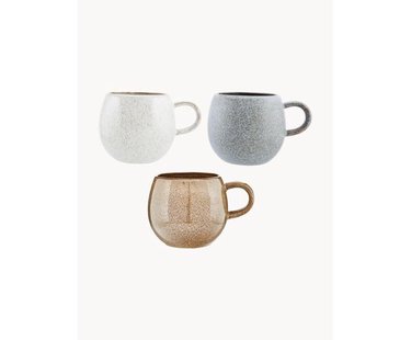 Handgemaakte theemokken Addison, set van 3