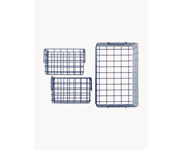 Metalen opbergmanden The Baskets, set van 3
