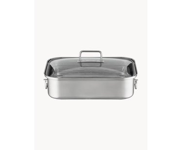 Roestvrijstalen braadpan Expertiso met interne schaalverdeling