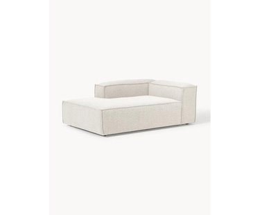 Chaise longue hoekmodule Lennon van boucl&eacute;