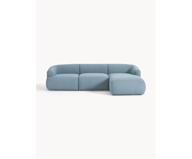 Modulaire boucl&eacute; hoekbank Sofia (3-zits)