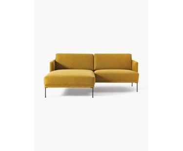 Kleine okergele hoekbank Fluente