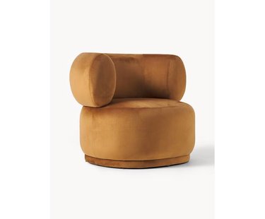 Fluwelen fauteuil Cori