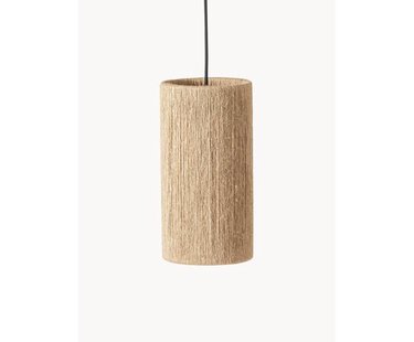 Kleine hanglamp RO van jute, &Oslash; 15 cm