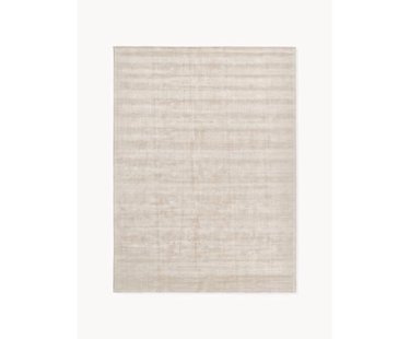 Handgeweven viscose vloerkleed Jane