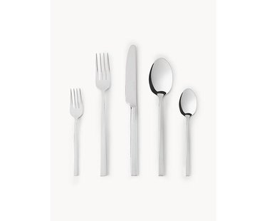 Hoogglanzend gepolijste bestekset Shine, in verschillende setmaten