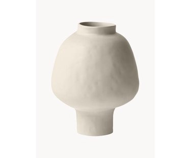 Handgemaakte designvaas Saki van keramiek, H 32 cm