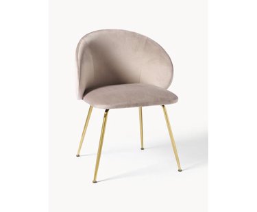 Fluwelen stoelen Luisa, 2 stuks