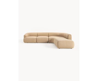 Modulaire boucl&eacute; hoekbank Sofia (4-zits)